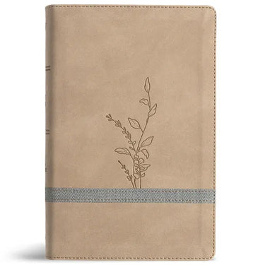 KJV Large Print Personal Size Reference Bible, Earthen Suedesoft Leathertouch, Indexed