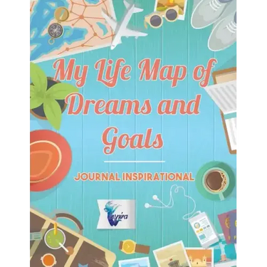 My Life Map of Dreams and Goals Journal inspirational
