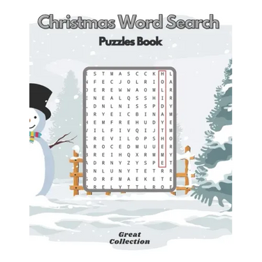 Christmas Word Search Puzzle Book: Holiday Activity Book For Everyone Perfect For Gift