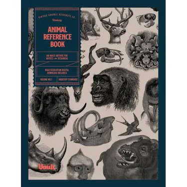Animal Reference Book for Tattoo Artists, Illustrators and Designers