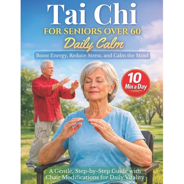 Tai Chi for Seniors Over 60 Daily Calm: Boost Energy, Reduce Stress, and Calm the Mind - A Gentle, Step-by-Step Guide with Chair Modifications for Dai