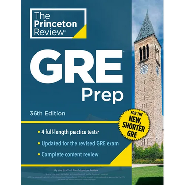 Princeton Review GRE Prep, 36th Edition: 4 Practice Tests + Review & Techniques + Online Features
