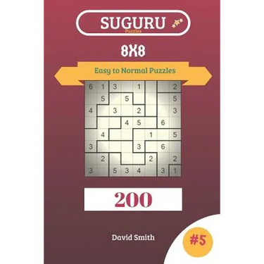 Suguru Puzzles - 200 Easy to Normal Puzzles 8x8 Vol.5