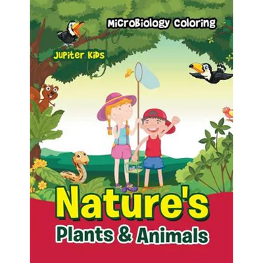 Nature's Plants & Animals: Microbiology Coloring