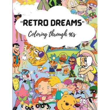 Retro dreams: Coloring through 90s