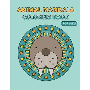 Animal Mandala Coloring Book for Kids