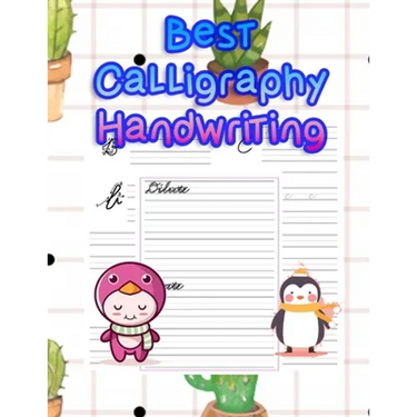 Best Calligraphy Handwriting: handwriting tracing workbook-handwriting practice paper for kids-handwriting practice sheets