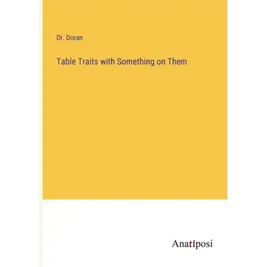 Table Traits with Something on Them