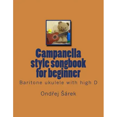 Campanella style songbook for beginner: Baritone ukulele with high D