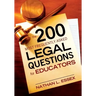 The 200 Most Frequently Asked Legal Questions for Educators