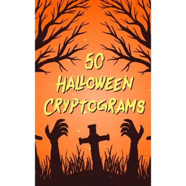 50 Halloween Cryptograms: Large Print Literature Quotes