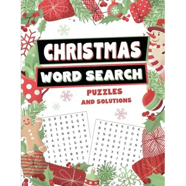 Christmas Word Search Puzzles and Solutions: Relax, Unwind, and Give Your Brain a Winter Break - Word Find for Kids Ages 9-12, Adults, Teens and Senio