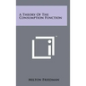 A Theory Of The Consumption Function