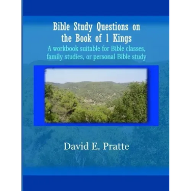 Bible Study Questions on the Book of 1 Kings: A workbook suitable for Bible classes, family studies, or personal Bible study
