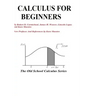 Calculus For Beginners