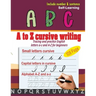 A to Z cursive writing: cursive handwriting workbook - Tracing and practice English letters a-z and A-Z for beginners