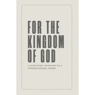 For the Kingdom of God