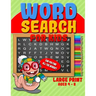 Word Search for Kids: 50 Easy Jumbo Word Search Puzzle Book & Large Print Word Find Puzzles for Kids (Ages 4 - 8)