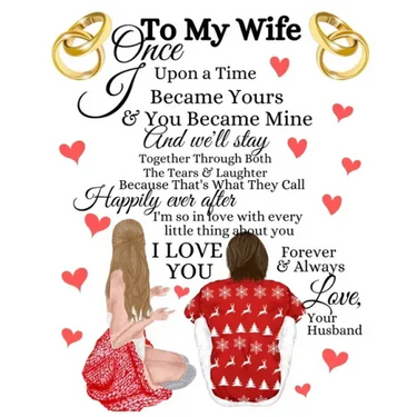 To My Wife Once Upon A Time I Became Yours & You Became Mine And We'll Stay Together Through Both The Tears & Laughter: 20th Anniversary Gifts For Wif