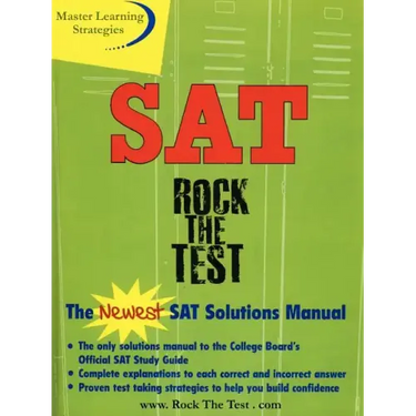 The New SAT Solutions Manual to the College Board's Official Study Guide