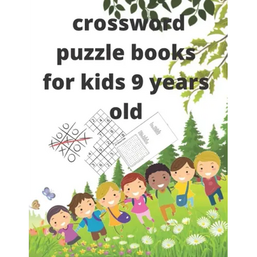 crossword puzzle books for kids 9 years old: Easy Word Learning Activities for Kids Back to School Vocabulary Activities