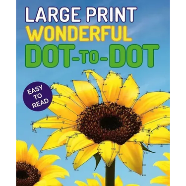 Large Print Wonderful Dot-To-Dot
