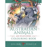 Australian Animals and Wildflowers Colouring Book