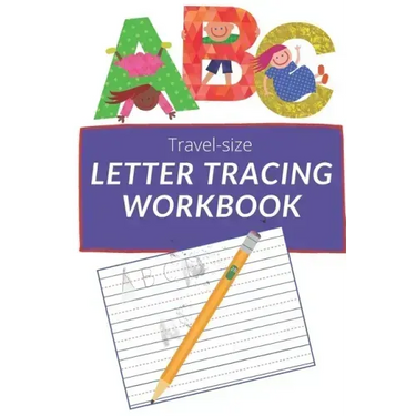Travel-size ABC Letter Tracing Workbook: Learn to write ABCs for kids. Fruits & Vegetables edition