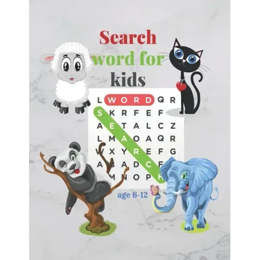 word search for kids ages 6-12: Improve spelling, vocabulary and memory for kids! It contains 120 fun puzzles for children between 6 - 12 years old to