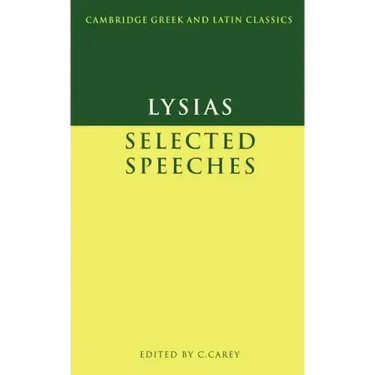 Lysias: Selected Speeches
