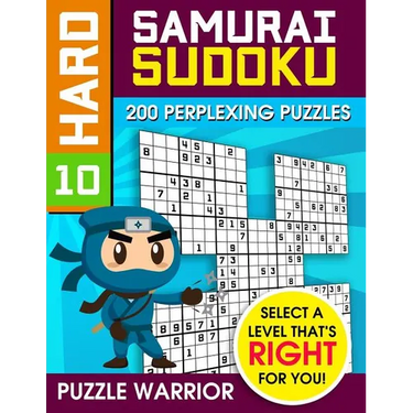 Hard Samurai Sudoku: 200 Perplexing Puzzles