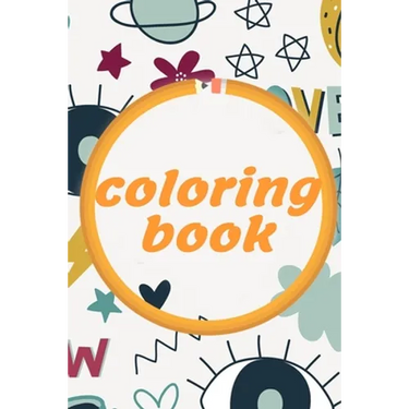 coloring book: for kids and adult:55 drawings to color with some empty pages to practice your drawing skills