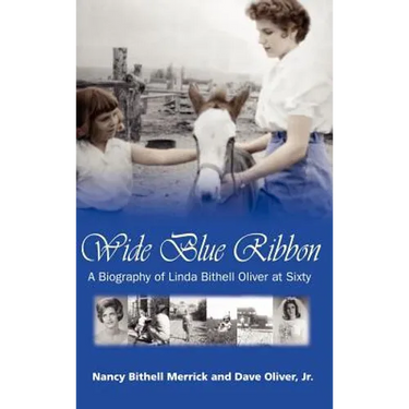 Wide Blue Ribbon