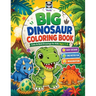Big Dinosaur Coloring Book with Cute and Bold Drawings for Kids Ages 1-5: Learn to Boost Fine Motor Skills, and Imagination with Mess Free Dino Themed
