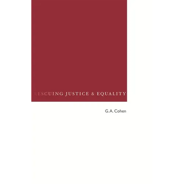 Rescuing Justice and Equality