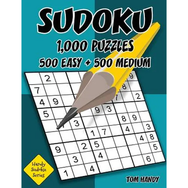 Sudoku: 1,000 Puzzles, 500 Easy and 500 Medium: Move Your Playing To The Next Level With This Two Level Sudoku Puzzle Book