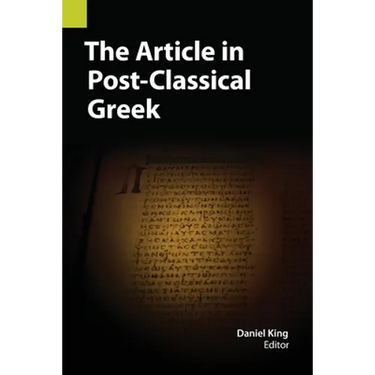 The Article in Post-Classical Greek