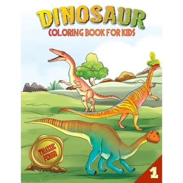Dinosaur Coloring Book for Kids (Book 1): Triassic Period