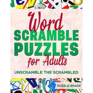 Word Scramble Puzzles for Adults: Unscramble the Scrambled, Jumble Word Games, Word Scramble for Adults, Fun Activity Games for Adults