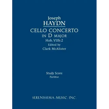 Cello Concerto in D major, Hob.VIIb: 2: Study score