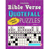 Bible Verse Quotefall Puzzles Vol.1: 60 New large print Bible verse drop quote or Fallen Phrase puzzles