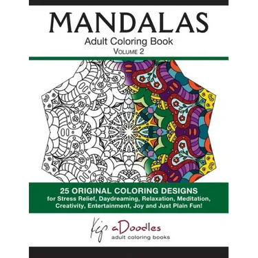 Mandalas: Adult Coloring Book, Volume 2