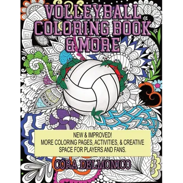 Volleyball Coloring Book & More: Coloring Pages, Activities, & Creative Space for Players & Fans