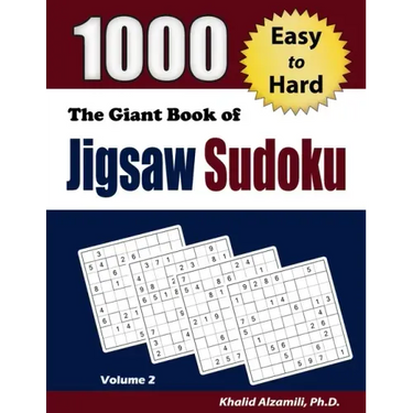 The Giant Book of Jigsaw Sudoku: 1000 Easy to Hard Puzzles