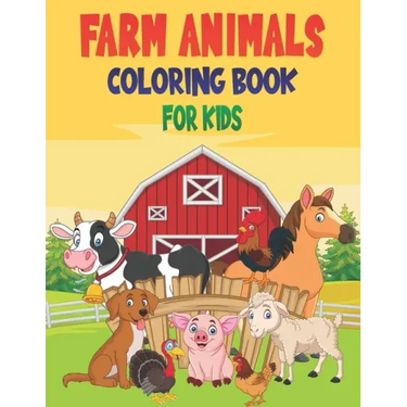 Farm Animals Coloring Book For Kids: 50 Baby Farm Animals Coloring Pages