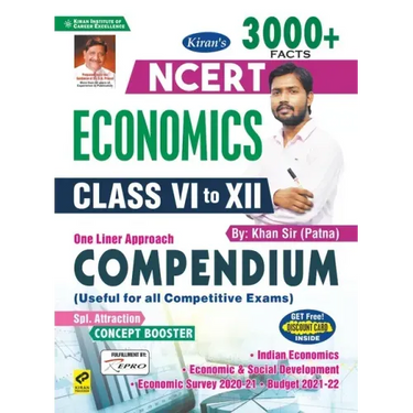NCERT Class VI-XII Economics (E) One liner Approach Compendium (By Khan Sir)
