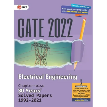 Gate 2022 Electrical Engineering 30 Years Chapterwise Solved Paper (1992-2021)