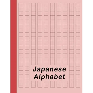 Japanese Alphabet: Hiragana Katakana Genkouyoushi & Kanji Practice Workbook - Red