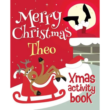 Merry Christmas Theo - Xmas Activity Book: (Personalized Children's Activity Book)