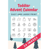 Toddler Advent Calendar: Countdown to Christmas Advent Calendar For Kids - Gift for Christmas - Activities for Children Preschoolers - Toddler